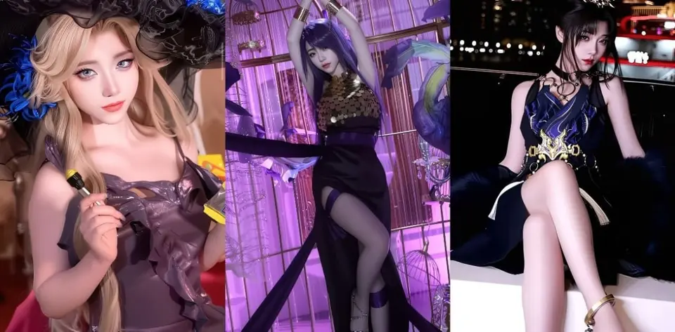 抖音500万超级网红极品Cos女神 【 白姨 】被爆性爱视频！身着情趣内衣被爆肏大肥臀！