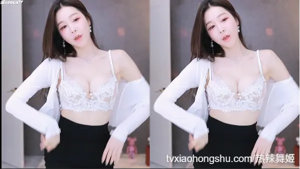 韩国 BJ_janjju 白色蕾丝诱惑性感热舞