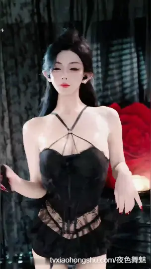 主播尤物_尤洛子 黑色透视装妖娆热舞诱惑