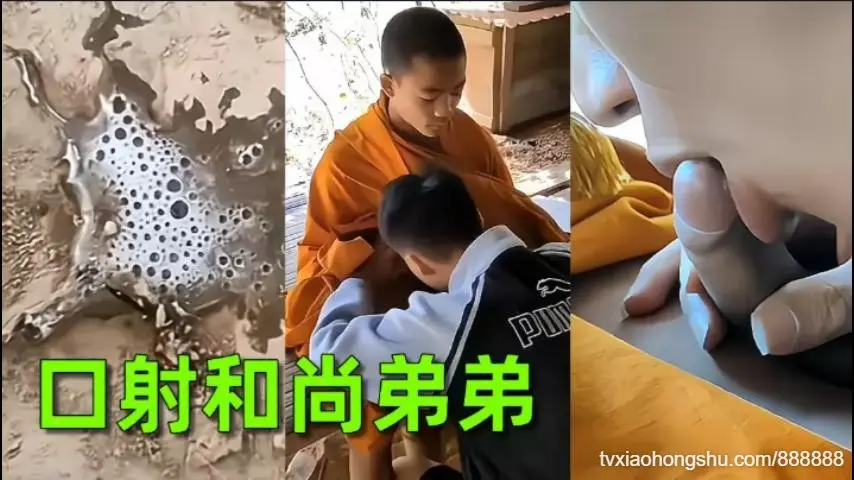 泰国和尚弟弟，被大哥哥口射精液