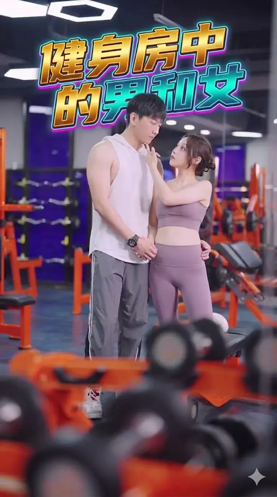 健身房中的男和女