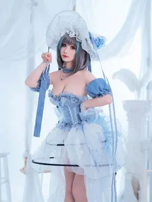 rioko凉凉子 碧蓝航线 柴郡 冰雪公主 40p
