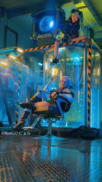 『Byoru』cos电驭叛客：边缘行者里的疯批美人-露西 动图预览