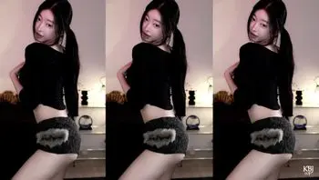 韩国女主播_哈尼尼 黑色装热舞