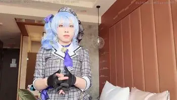 Cos星街彗星挑逗攝影師 被攝影師當母狗一樣狠狠抽插