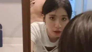 對鏡後入美女女友