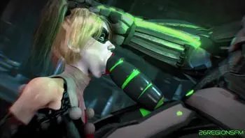 [26RegionSFM] Harley Quinn VS Grid