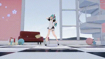 [ますたー🔞] ミクさん裸エプロンメイド 动图预览