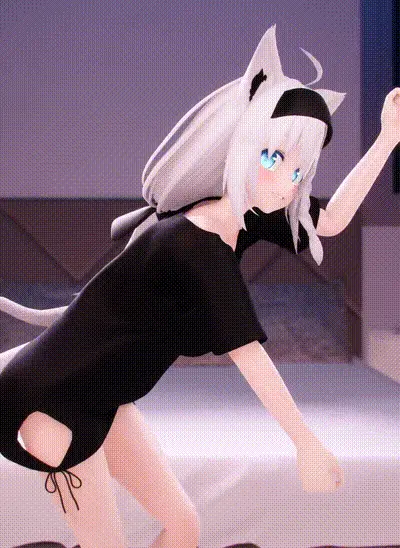 [μ_MMD] フブキちゃんでArona Dance 动图预览