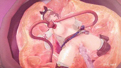 [ろっぴーファンクラブ] 触手の罠にかかってしまったライ〇ちゃん 动图预览