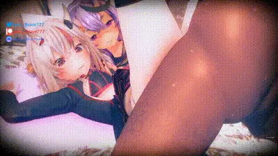 [akira_Brave777] 百鬼あやめと竜胆尊01(remake) 动图预览