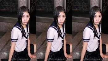 甜美清纯的脸蛋，却有一双勾魂夺魄的媚眼【mari_wam】