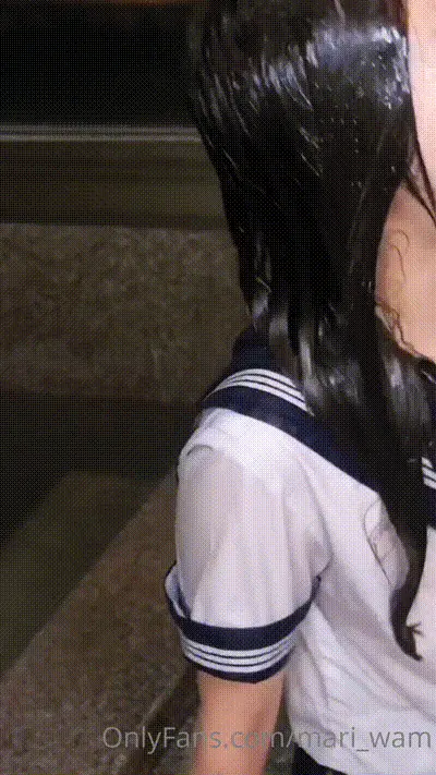 甜美清纯的脸蛋，却有一双勾魂夺魄的媚眼【mari_wam】 动图预览