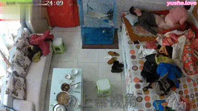 监控破解 真实母子乱伦 女上位打桩机 动图预览