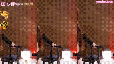 #小羊炖土豆 黑色军装露脐短裙！小蛮腰甜辣在线杀～ 动图预览
