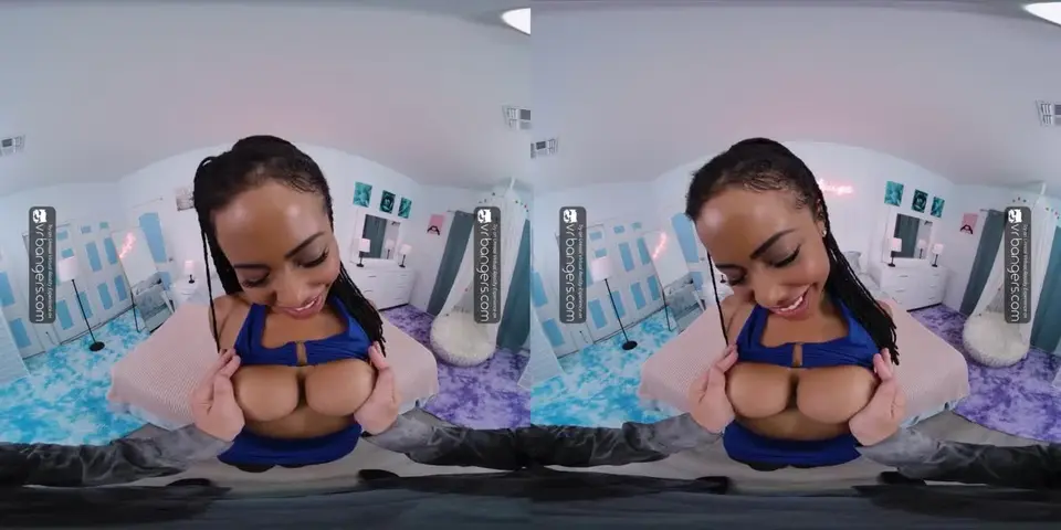 VR Bangers 与乌木女神 Kira Noir 的热约会 VR 色情片-kira-noir