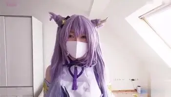 Cosplay刻晴对旅行者的性爱治疗