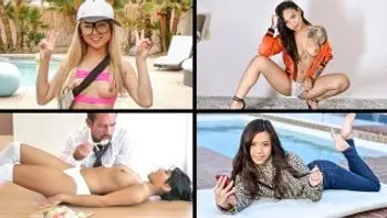 Little Asian Cuties Compilation feat. Ember Snow， Honey Gold， Lulu Chu & Vina Sky - TeamSkeet-lulu chu