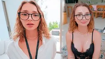 房产中介 正在 展示 别墅, 但 出了 点 问题, 她 扑到 我 的 鸡巴 上-lily cute