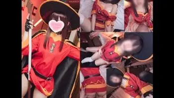 ❤️🔥【aliceholic13】KonoSuba Megumin Cosplaying: Aroused NTR Ecchi hentai video.-aliceholic13