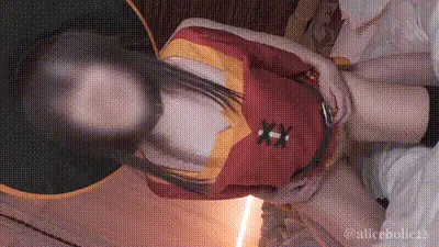 ❤️🔥【aliceholic13】KonoSuba Megumin Cosplaying: Aroused NTR Ecchi hentai video.-aliceholic13 动图预览