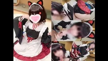 ❤️【ありすほりっく】コンカフェメイド素人レイヤーに関西弁で淫語責めされトロ甘寸止め唾液交換チクパコ生ハメ性交【aliceholic13】-aliceholic13