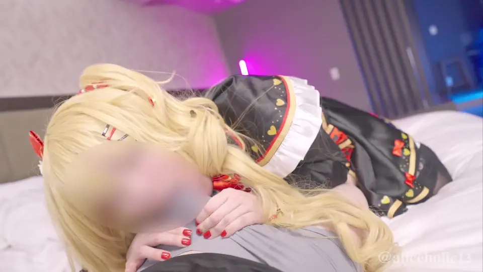 【Aliceholic13】Vtuberコスプレイヤーのエグすぎるフェラチオで大量口内射精 【ありすほりっく】-aliceholic13