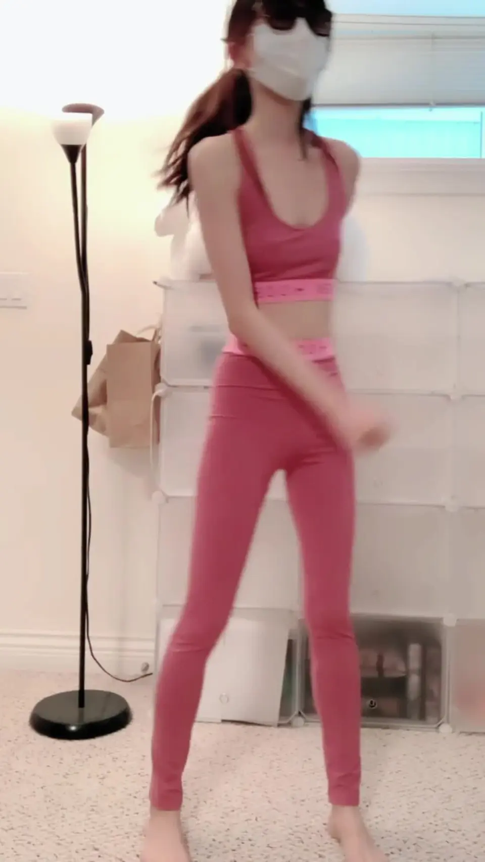 和我一起居家锻炼吧，什么？你想舔我腋下的汗？-secretkiko