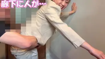 仕事中のドM妻を貸会〇室に連れ込んでセックス　声を我慢して絶頂　ラストはバックで中出し-hikarun1224