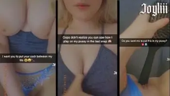在 Snapchat 上给我的继兄弟发短信，直到他操我并在我的阴户中射精（@joyliii_real加我）-joyliii