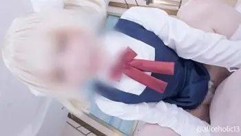 ❤【ありすほりっく】有名配信者レイヤーのカノジョに浮気バレ?! 制服コスで”粛性”搾精おしおきえっち！-aliceholic13