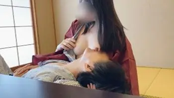 【個人撮影】江の島🏝️旅館で朝食後に浴衣姿のまりあのおっぱいを突然舐めてみた♡／Japanese amateur hentai ／日本人／パイパン／色白／美少女-aoimaria117
