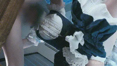 💙🌙【aliceholic13】Touhou Izayoi Sakuya Cosplay multiplecumshot femdom sex.-aliceholic13 动图预览