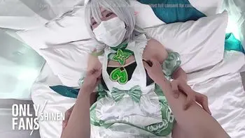 【原神】💚性感的纳西妲coser, 伪娘和性情色視頻　【個人撮影】4-shinen2022