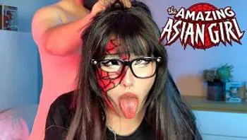 Japanese StepSis Became Spider-Girl... Hard Fuck Makes Her Human Again?-amatemure